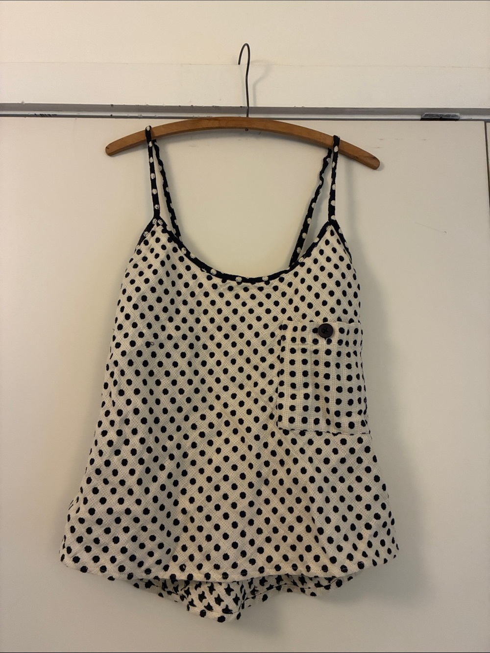 Women's Black Polka Dot Cami Top - Brand Not Specified